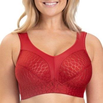 Miss Mary Lovely Jacquard Soft Bra BH Rød B 80 Dame