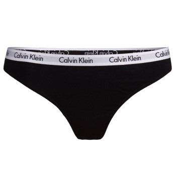 Calvin Klein Truser Carousel Thong Svart bomull X-Small Dame