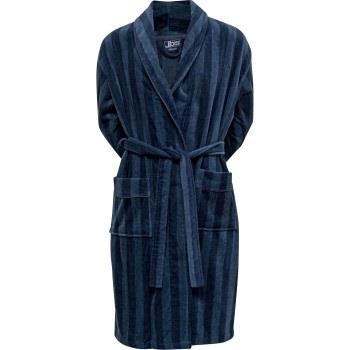 JBS Velour Bath Robe Mørkblå bomull XX-Large Herre