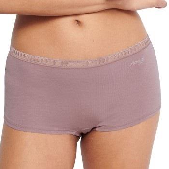 Sloggi Truser 3P GO Crush Hipster Shorts Sand/rosa bomull X-Small Dame