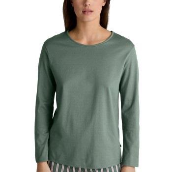 Calida Favourites Joy Long Sleeve Shirt Grønn bomull Medium Dame