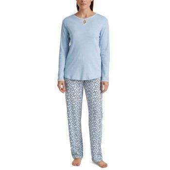 Calida Sweet Dreams Pyjamas Lysblå m Mønst bomull Medium Dame