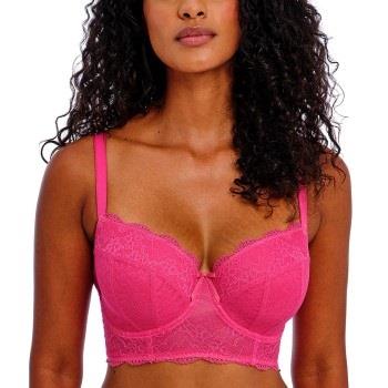 Freya BH Fancies Underwire Longline Bra Sjokk Rosa D 80 Dame