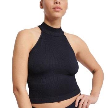 Sloggi EVER Infused Aloe High Neck Top Svart Large Dame