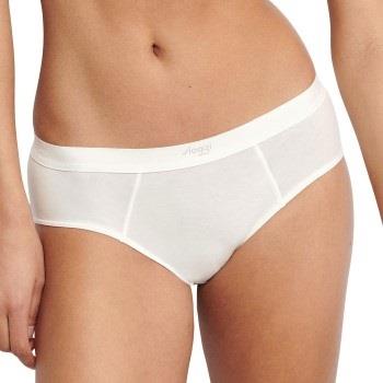 Sloggi Truser 2P Ever Ease Hipster Briefs Hvit bomull Large Dame