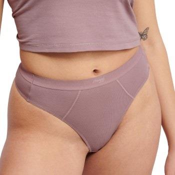 Sloggi Truser 2P Ever Ease String Briefs Gammelrosa bomull Medium Dame