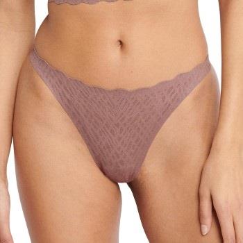 Sloggi Truser ZERO Feel Bliss String Brief Brun Medium Dame