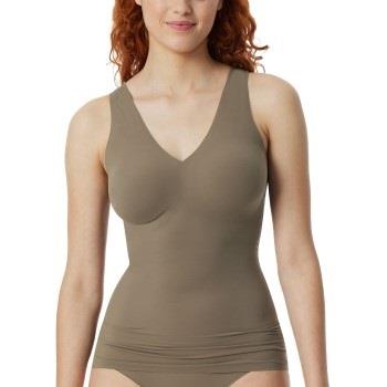 Schiesser Invisible Soft Microfiber Strap Top Sand 38 Dame