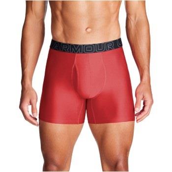 Under Armour 3P Performance Tech Solid 6in Boxers Rød polyester XX-Lar...