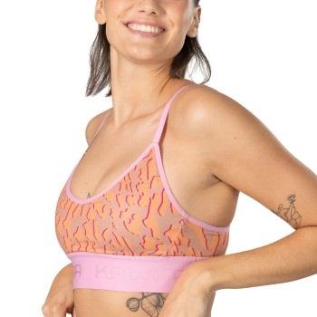 Kari Traa BH Var Sports Bra Rosa polyester Large Dame