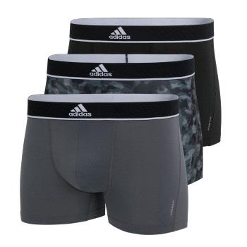 adidas 3P Sport Trunk Grå/Svart polyester Small Herre