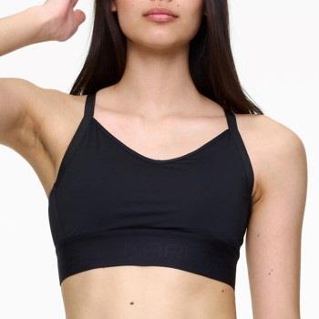 Kari Traa BH Fröya Wool Sports Bra Svart polyester Medium Dame