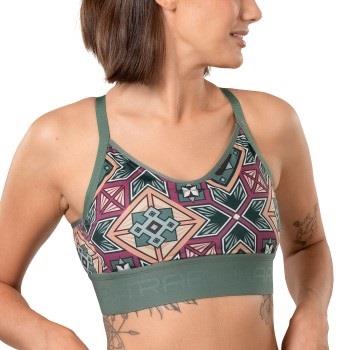 Kari Traa BH Fröya Wool Sports Bra Grønn polyester Small Dame