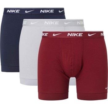 Nike 6P Everyday Essentials Cotton Stretch Boxer Blå/Rød bomull Medium...