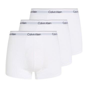 Calvin Klein 3P Modern Cotton Stretch Trunk Hvit bomull Small Herre