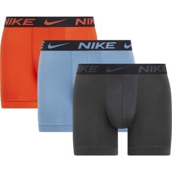 Nike 6P Everyday Essentials Micro Boxer Brief Blå/Oransje polyester Sm...