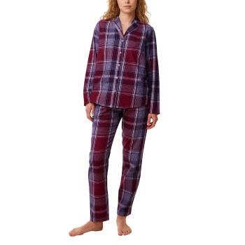 Triumph Boyfriend Pyjama PW X Checks Rød bomull 42 Dame