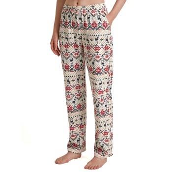 Calida Favourites Holidays Pant Krem bomull X-Small Dame