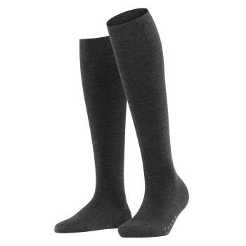 Falke Strømper Women Softmerino Knee High Antracit Str 35/36  Dame