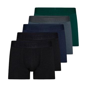 Resteröds 5P Organic Cotton Boxer Svart/Grønn økologisk bomull Medium ...