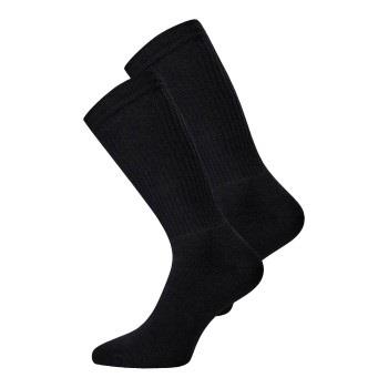 Resteröds Strømper 2P Tennis Socks Svart Str 40/45 Herre