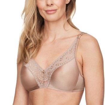 Swegmark BH Glitter Soft Bra Lysbrun  A 90-95 Dame