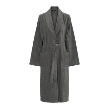 Decoy Long Terry Robe Grå økologisk bomull X-Large Dame