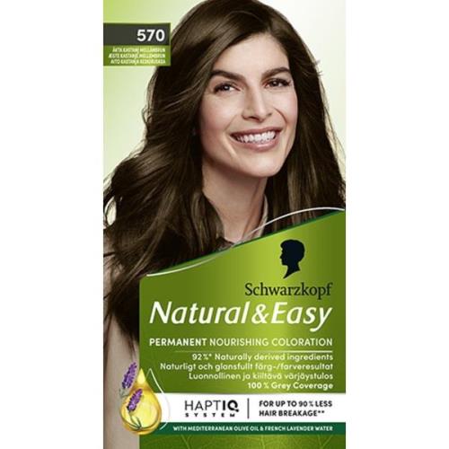 Schwarzkopf Natural & Easy 570 Mellanbrun