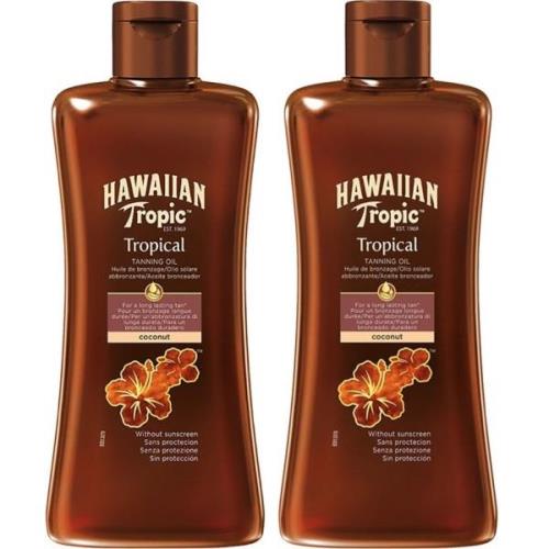Tropical Tanning Oil Duo,  Hawaiian Tropic Hudpleie