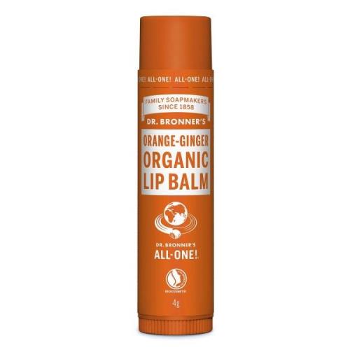 Dr. Bronner's Organic Lip Balm Orange-Ginger - 4 g