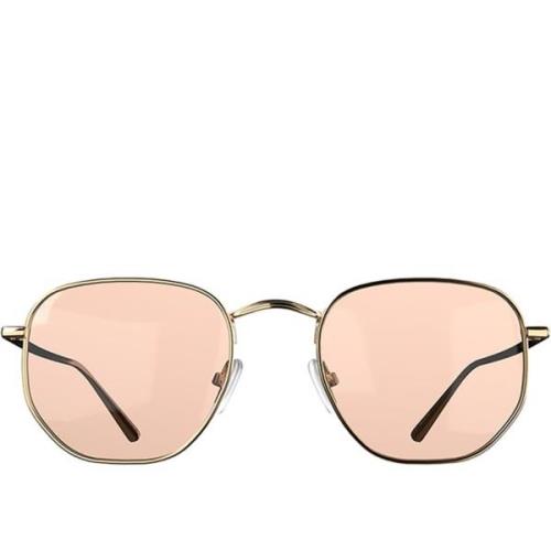 Corlin Eyewear Lucca Sunglasses Gold Cinnamon