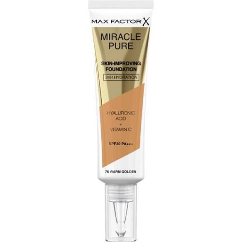 Max Factor Miracle Pure Foundation 76 Warm Golden - 30 ml