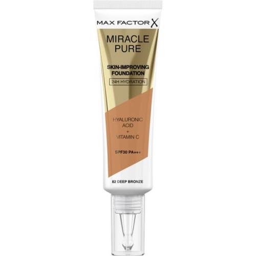 Max Factor Miracle Pure Foundation 82 Deep Bronze - 30 ml
