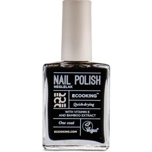 Ecooking Nail Polish Black - 15 ml