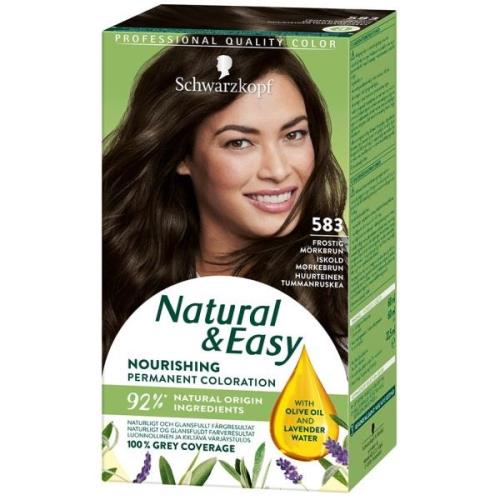 Schwarzkopf Natural & Easy 583 Frostig Mörkbrun