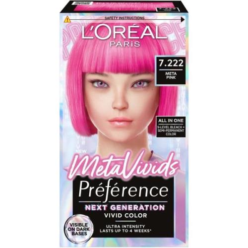 L'Oréal Paris Recital Préférence Metavivids 7.222 Meta Pink . - pcs 1