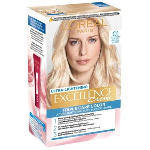 L'Oréal Paris Excellence Crème Lightest Natural Blonde 01 - 1 stk