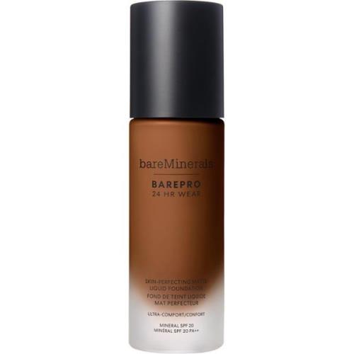 bareMinerals BarePro 24H Matte Liquid Foundation Deep Deep 57 Neutral ...