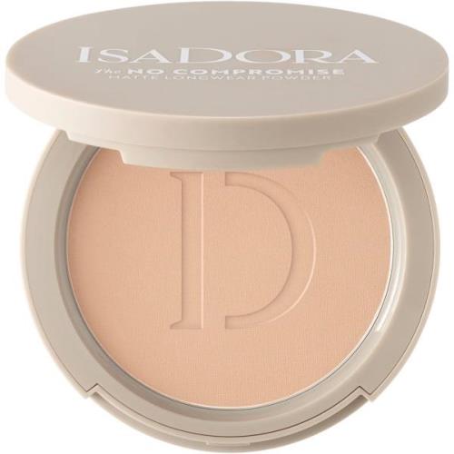 IsaDora The No Compromise Matte Longwear Powder Warm Beige - 7 g