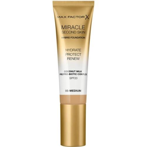 Max Factor Miracle Second Skin Hybrid Foundation 005 Medium