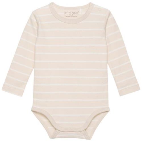 Fixoni Stripete Baby Body Oatmeal | Beige | 56 cm