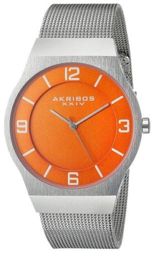 Akribos XXIV Herreklokke AK851OR Orange/Stål Ø40 mm