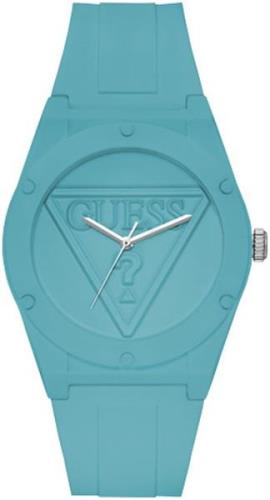 Guess Dameklokke W0979L10 Blå/Gummi Ø42 mm