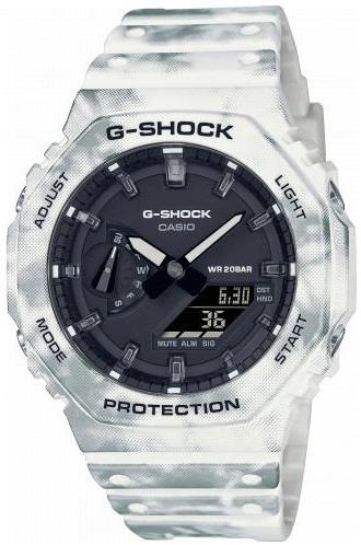Casio Herreklokke GAE-2100GC-7AER G-Shock Sort/Resinplast Ø45 mm