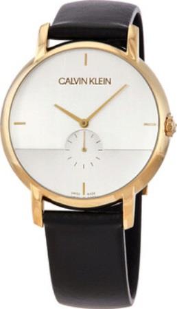Calvin Klein Herreklokke K9H2X5C6 Sølvfarget/Lær Ø43 mm
