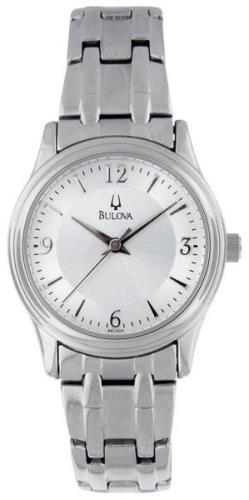 Bulova Dameklokke 96L005 Dress Sølvfarget/Stål Ø30 mm