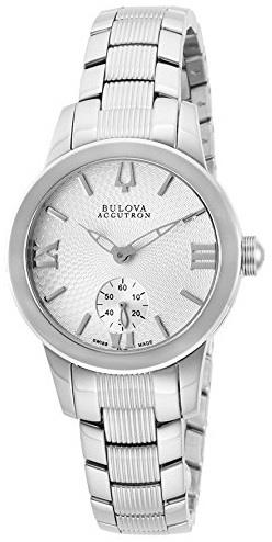 Bulova Dameklokke 63L111 Sølvfarget/Stål Ø31 mm