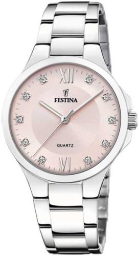 Festina Dameklokke F20582-2 Mademoiselle Rosa/Stål Ø34 mm