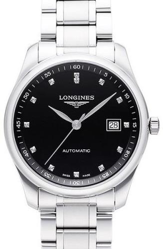 Longines Herreklokke L2.793.4.57.6 Master Sort/Stål Ø40 mm