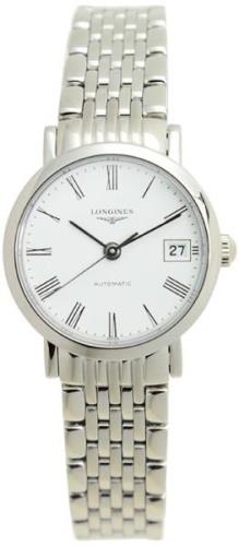 Longines Dameklokke L4.309.4.11.6 Elegant Hvit/Stål Ø25.5 mm